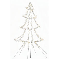 Albero per decorazione natalizia con 1000 LED bianco caldo interno/esterno 300 cm