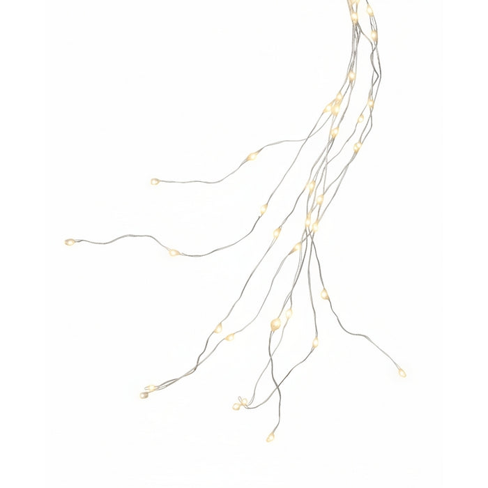Luci a cascata per albero di Natale, 832 microled con cavo argento interno/esterno 240 cm