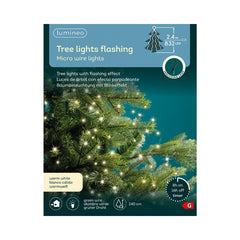 Luci a cascata per albero di Natale, 832 microled con cavo verde interno/esterno 240 cm