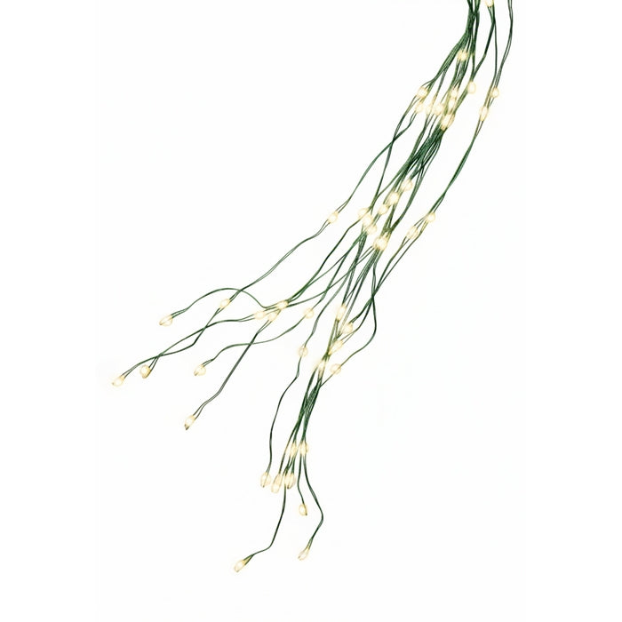 Luci a cascata per albero di Natale, 832 microled con cavo verde interno/esterno 240 cm