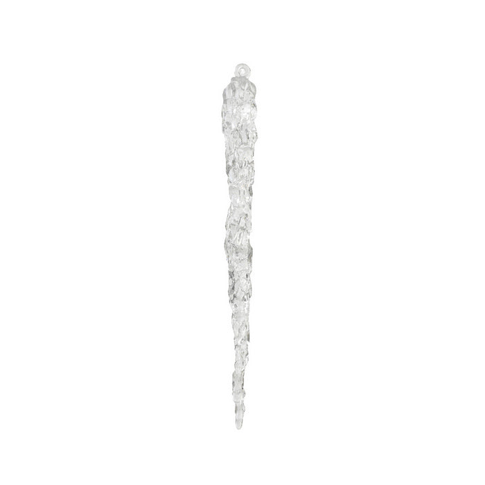 Stalattite decorativa in plastica per decorazione natalizia 28 cm