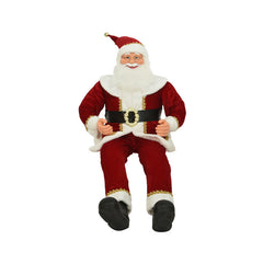 Statua per decorazione natalizia, babbo natale rosso, 140 cm