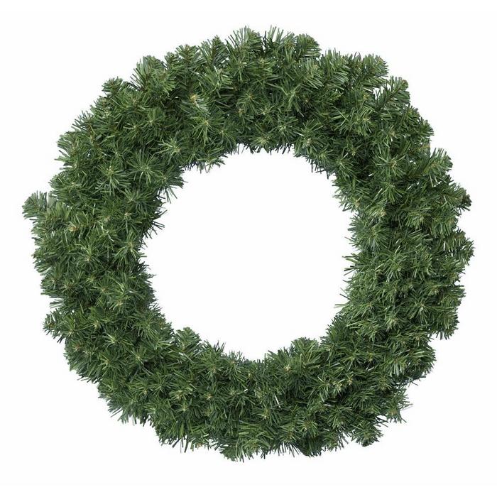 Corona verde per decorazione natalizia interno/esterno 150 cm