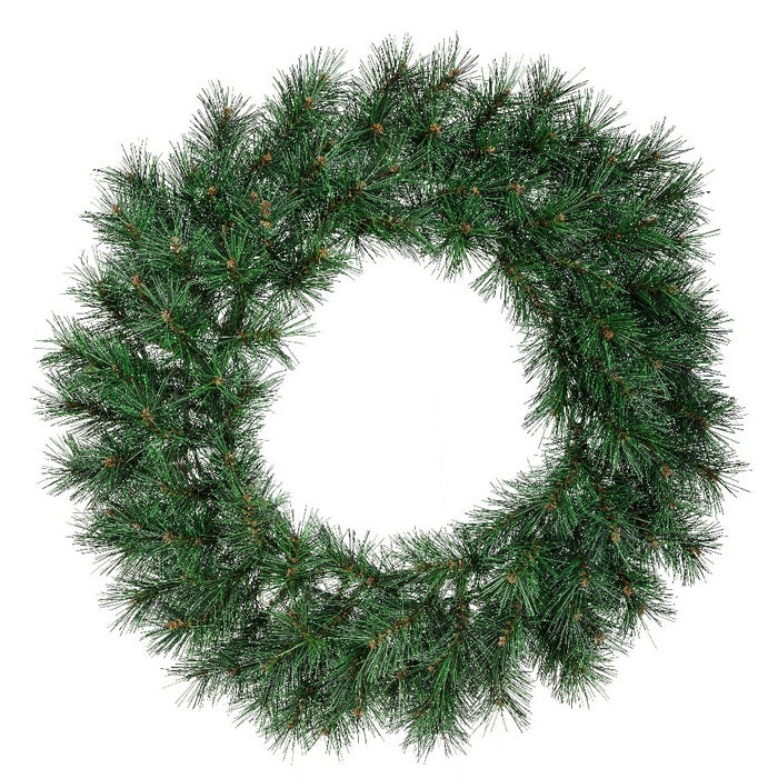 Corona verde per decorazione natalizia 50 cm
