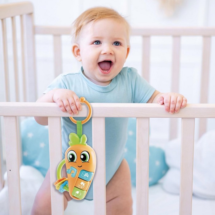 Carotina Baby Carrot sonaglio con luci e suoni