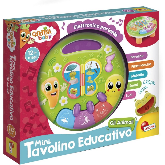 Carotina Baby Mini Tavolino educativo Gli Animali