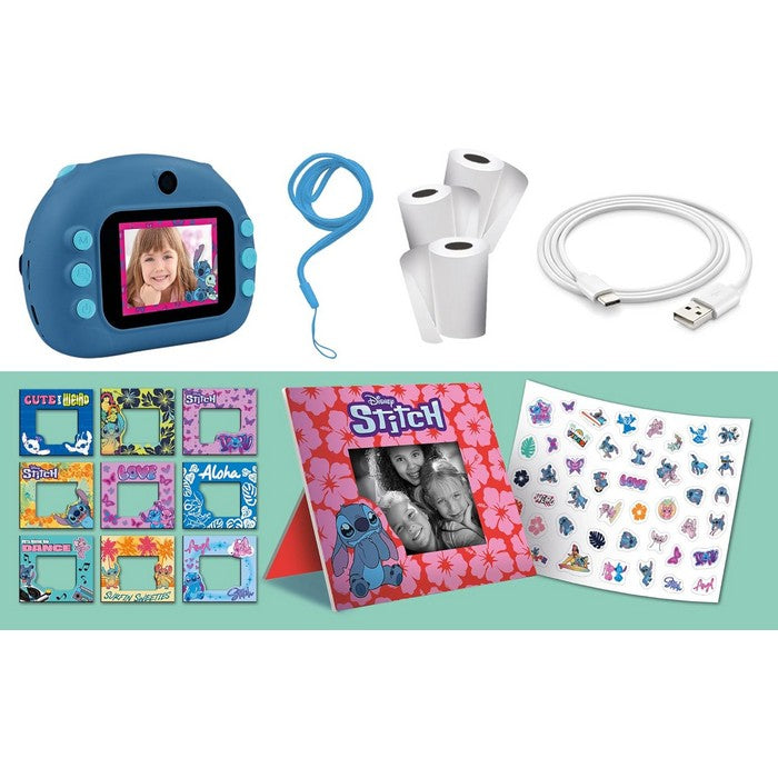 Disney Stitch Print Cam fotocamera con LCD e stampa 180 foto