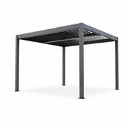 Pergola da giardino bioclimatica in alluminio 3x4 mt - Atena