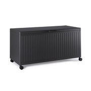 Baule da giardino porta-cuscini in alluminio con ruote - Ocean