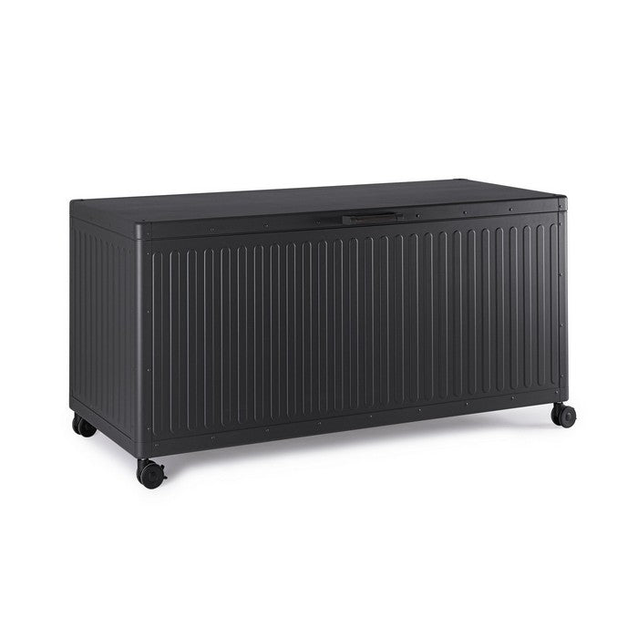 Baule da giardino porta-cuscini in alluminio con ruote - Ocean