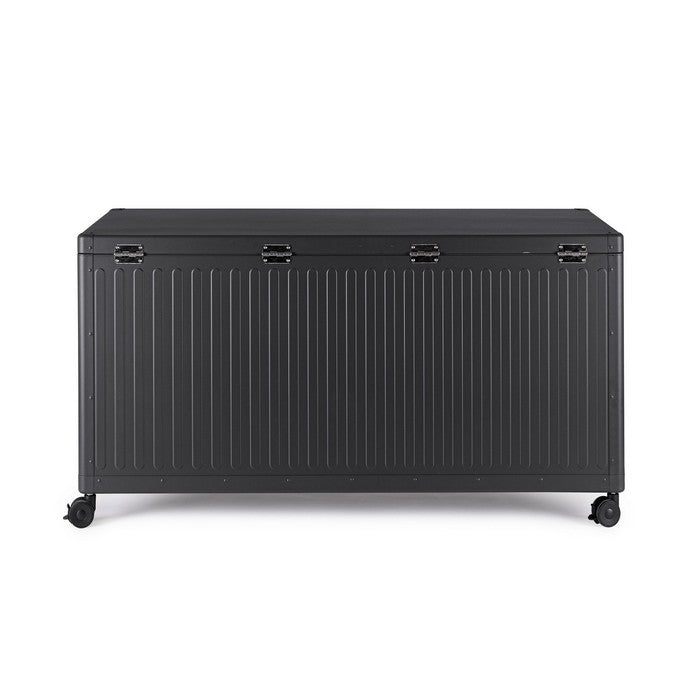 Baule da giardino porta-cuscini in alluminio con ruote - Ocean