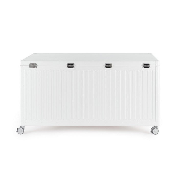 Baule da giardino porta-cuscini in alluminio con ruote - Ocean