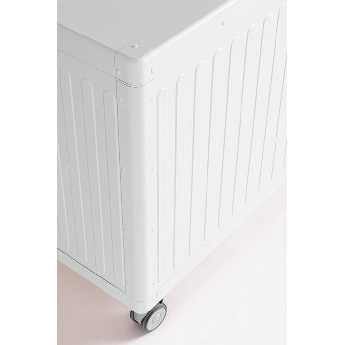 Baule da giardino porta-cuscini in alluminio con ruote - Ocean