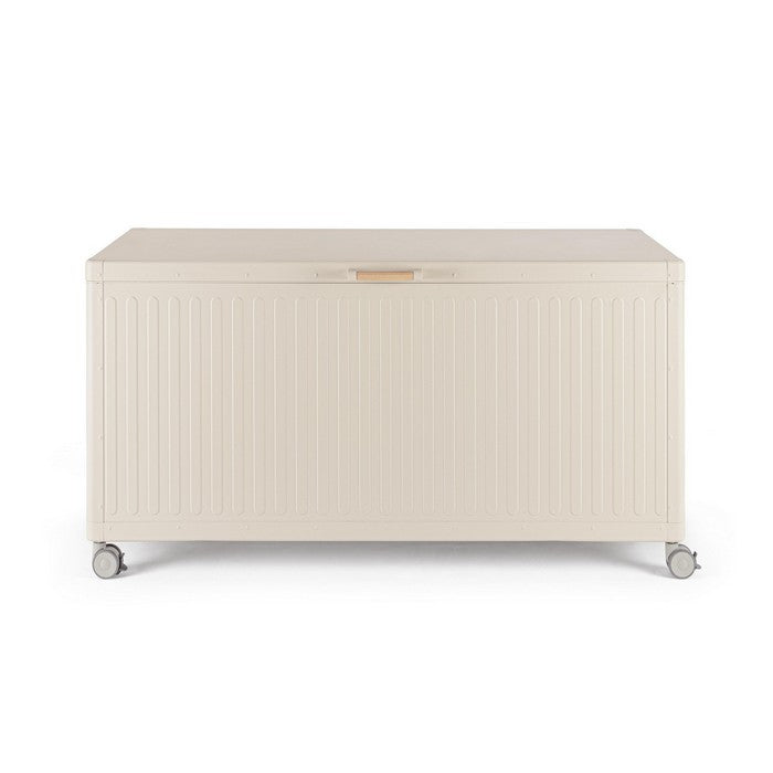 Baule da giardino porta-cuscini in alluminio con ruote - Ocean