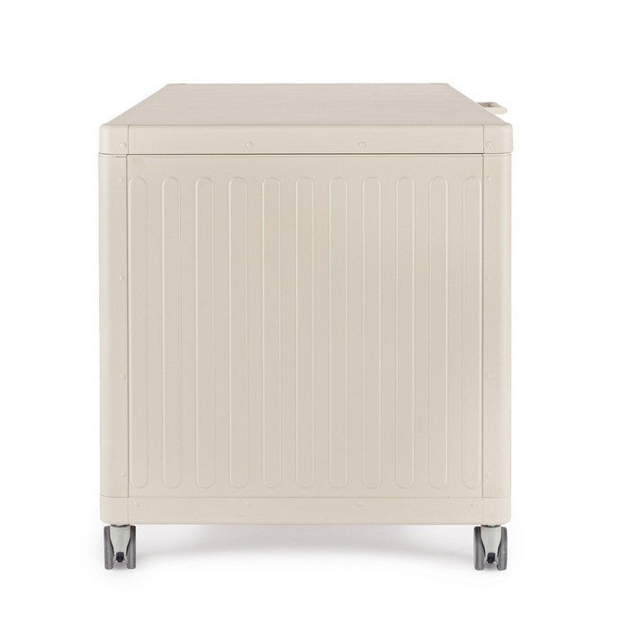 Baule da giardino porta-cuscini in alluminio con ruote - Ocean