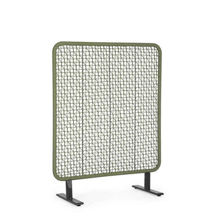 Paravento da giardino in alluminio e corda olefin - Babilo