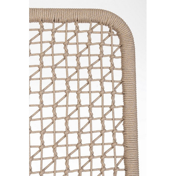 Paravento da giardino in alluminio e corda olefin - Babilo