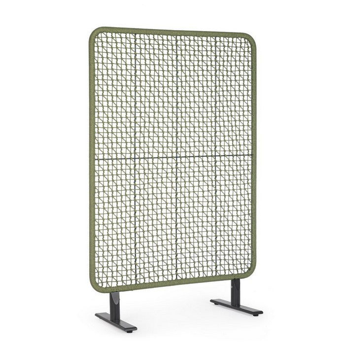 Paravento da giardino in alluminio e corda olefin - Babilo