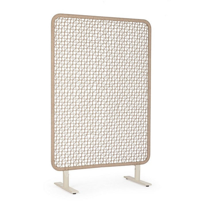 Paravento da giardino in alluminio e corda olefin - Babilo