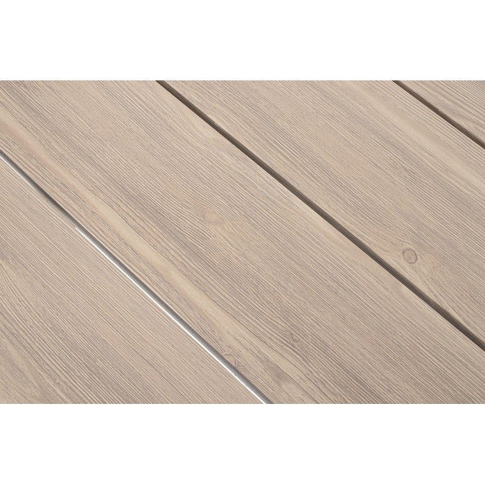 Tavolo in alluminio per esterno con piano effetto legno - Zelmar Vapor