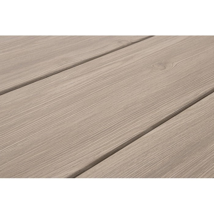 Tavolo in alluminio per esterno con piano effetto legno - Zelmar Vapor