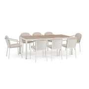 Set tavolo con 8 sedie da esterno - Ulises