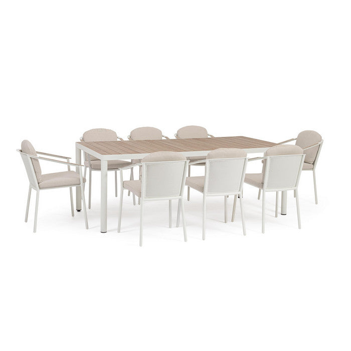 Set tavolo con 8 sedie da esterno - Ulises