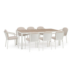 Set tavolo con 8 sedie da esterno - Ulises