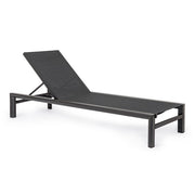 Lettino da giardino in alluminio e textilene 4 posizioni - Skipper