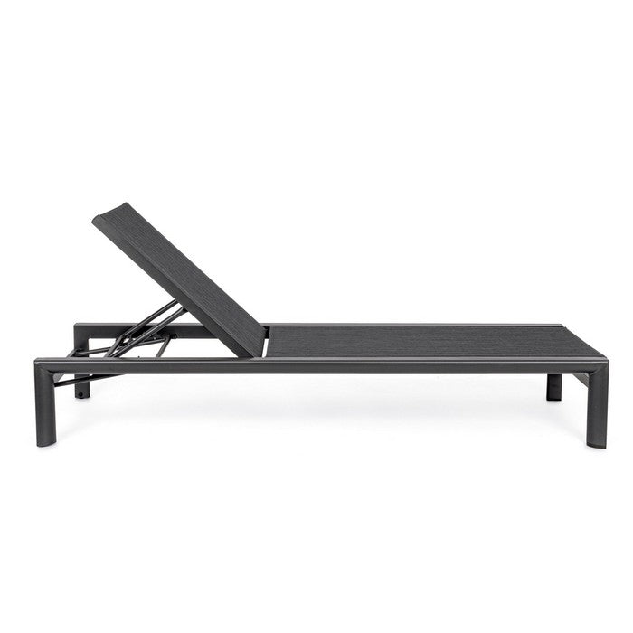 Lettino da giardino in alluminio e textilene 4 posizioni - Skipper