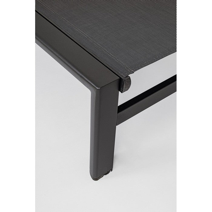 Lettino da giardino in alluminio e textilene 4 posizioni - Skipper