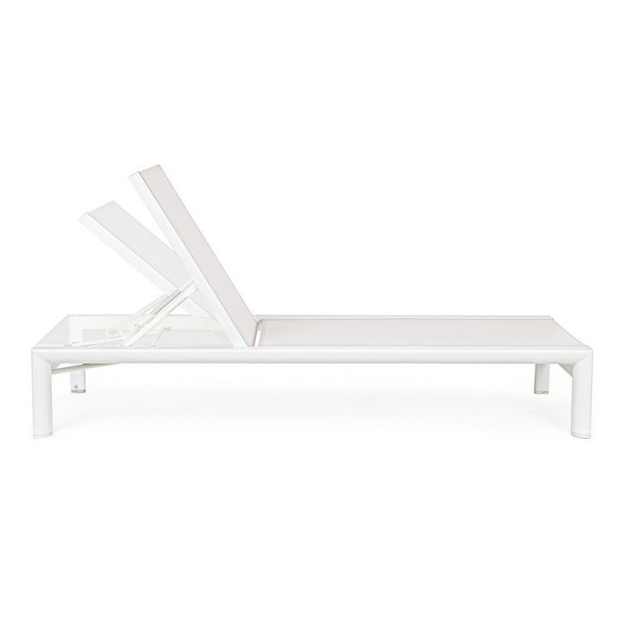 Lettino da giardino in alluminio e textilene 4 posizioni - Skipper