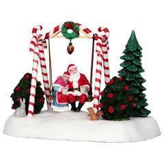 Altalena per villaggio natalizio - Santa Swing