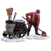 Scena pulizia della strada per villaggio natalizio - Street Sweeper