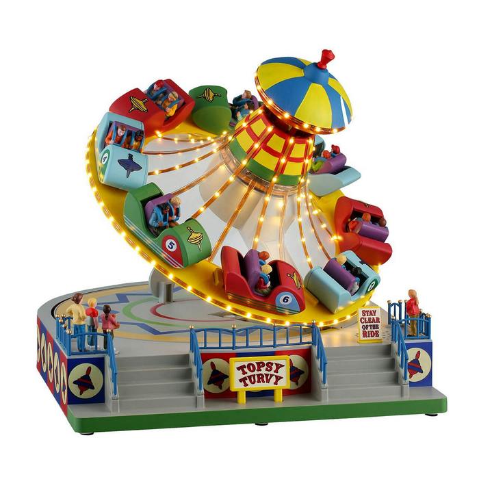 Giostra per villaggio natalizio - Topsy Turvy
