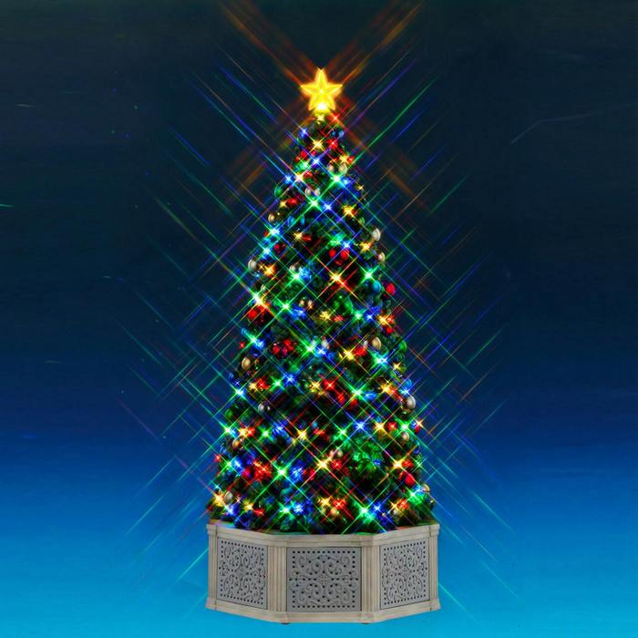 Albero musicale per villaggio natalizio con Bluetooth - Musical Tree