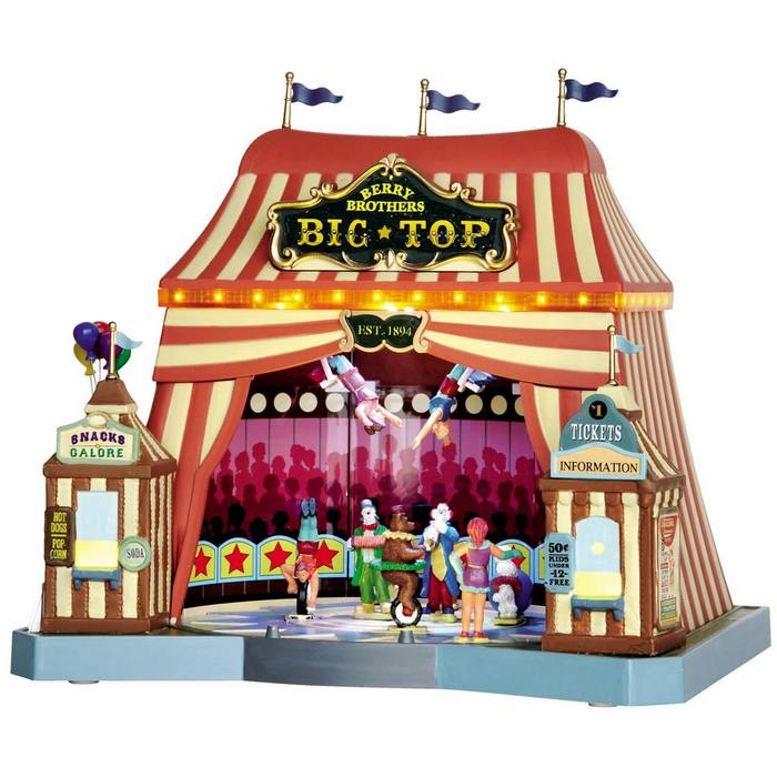 Circo per villaggio natalizio - Berry Brothers Big Top