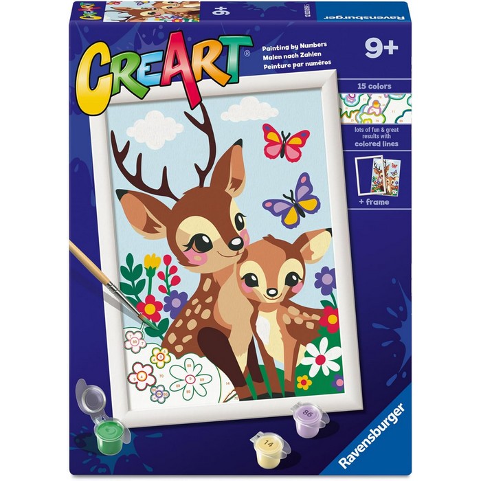 Creart kit pittura per bambini Adorabili cerbiatti