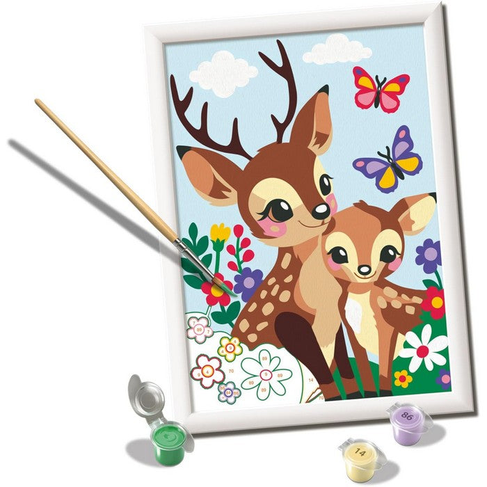 Creart kit pittura per bambini Adorabili cerbiatti