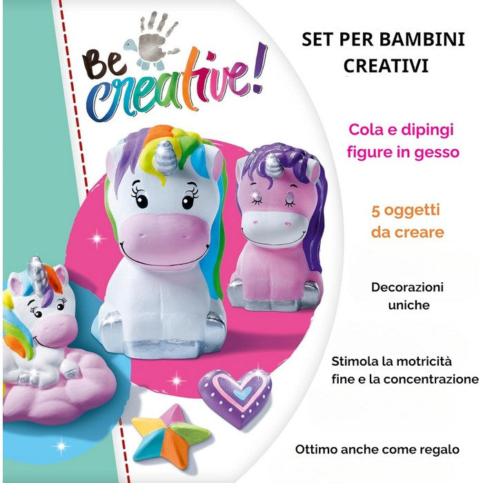 Be Creative XL Creazioni in gesso Unicorni