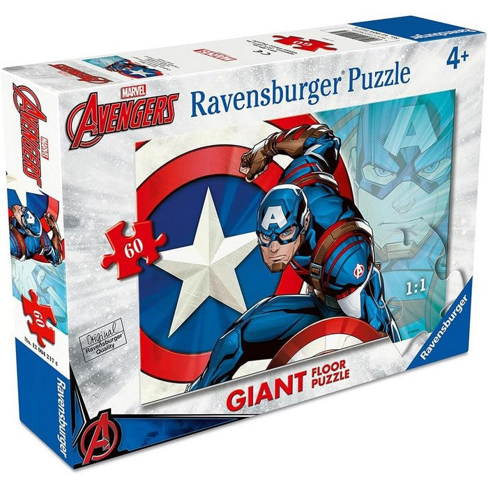 Puzzle Giant per bambini 60 pezzi Capitan America