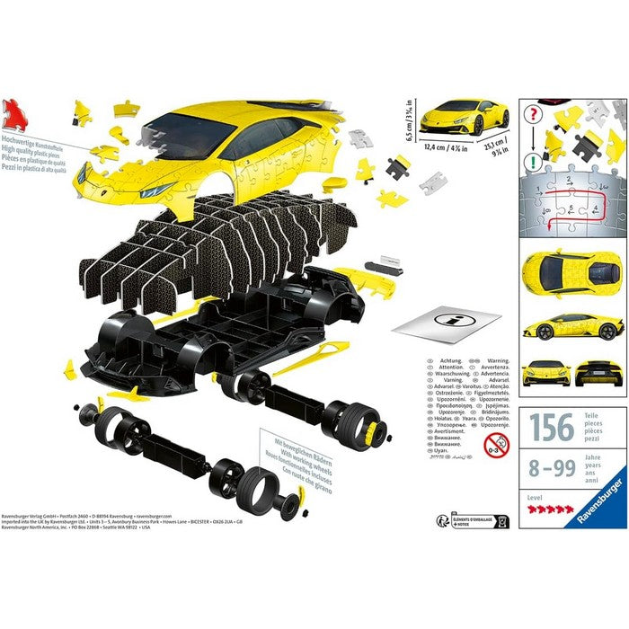 Lamborghini Huracan Evo Puzzle 3D