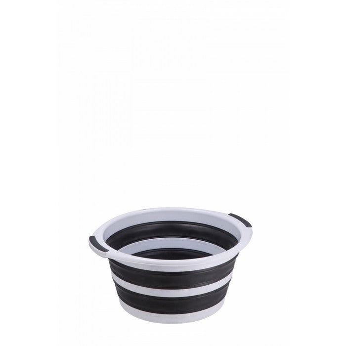 Catino tondo pieghevole in plastica salvaspazio