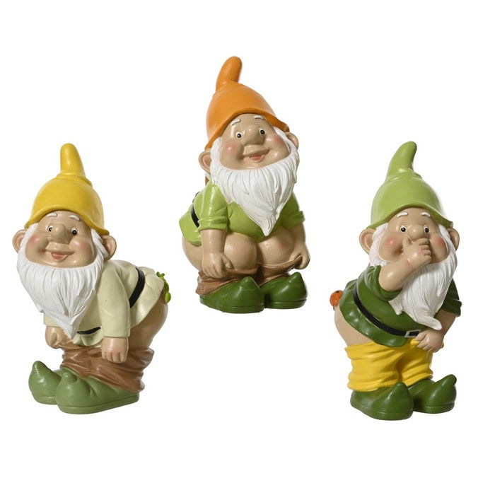 Gnomo per decorazione in poliresina 27 cm