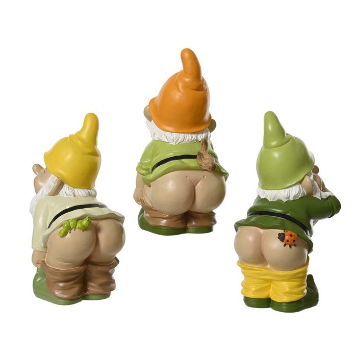 Gnomo per decorazione in poliresina 27 cm