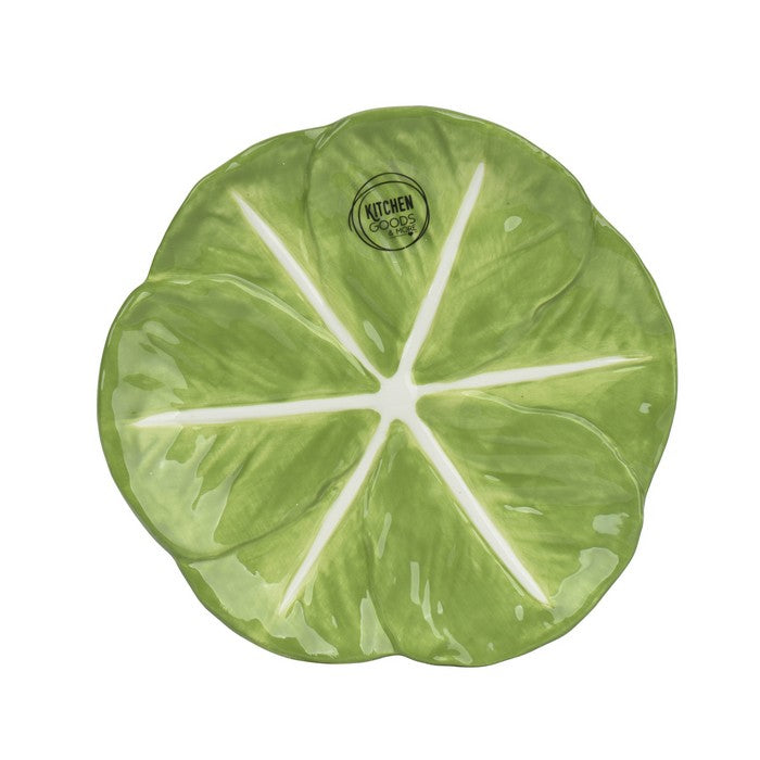 Piatto decorativo in dolomite a forma di  cavolfiore 16 cm