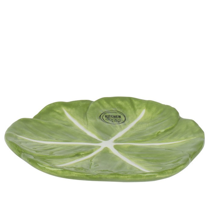 Piatto decorativo in dolomite a forma di  cavolfiore 16 cm