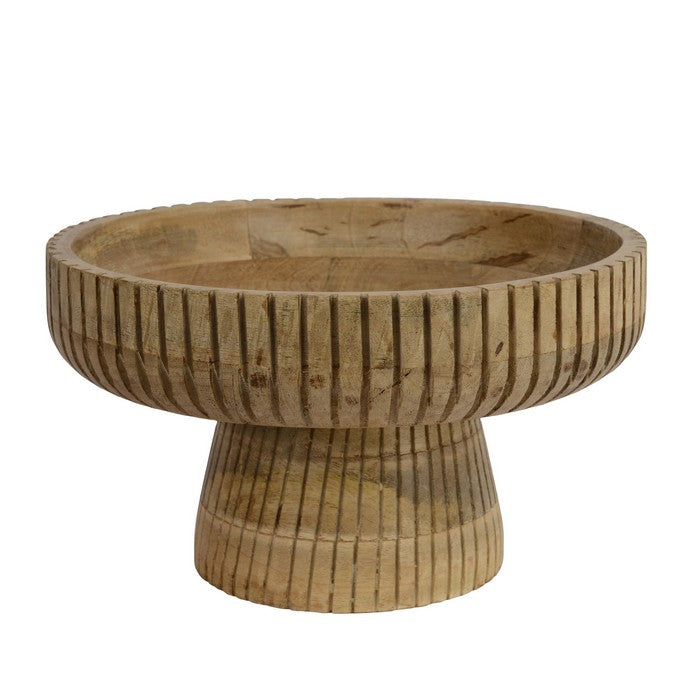 Alzata tonda in legno di mango 29 cm