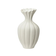 Vaso in dolomite decorativo bianco 39 cm