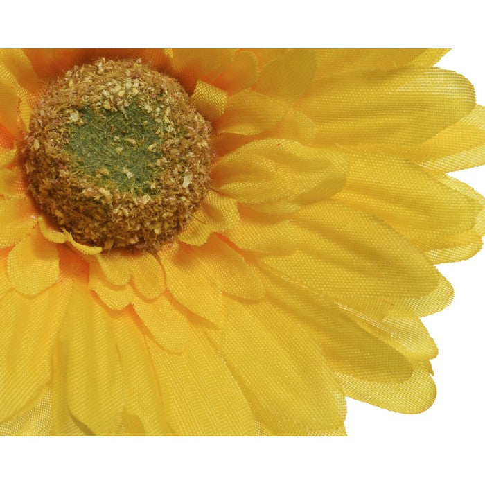 Fiore di gerbera artificiale per decorazione in poliestere 50 cm
